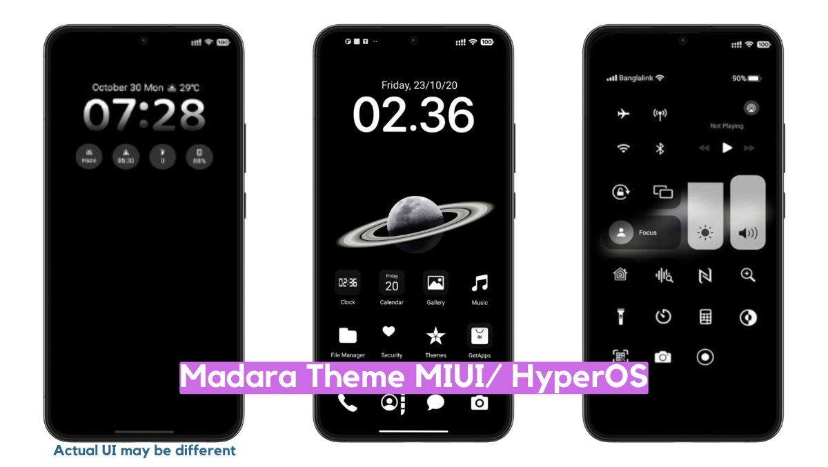 Madara Theme MIUI with Customizable iOS Experience